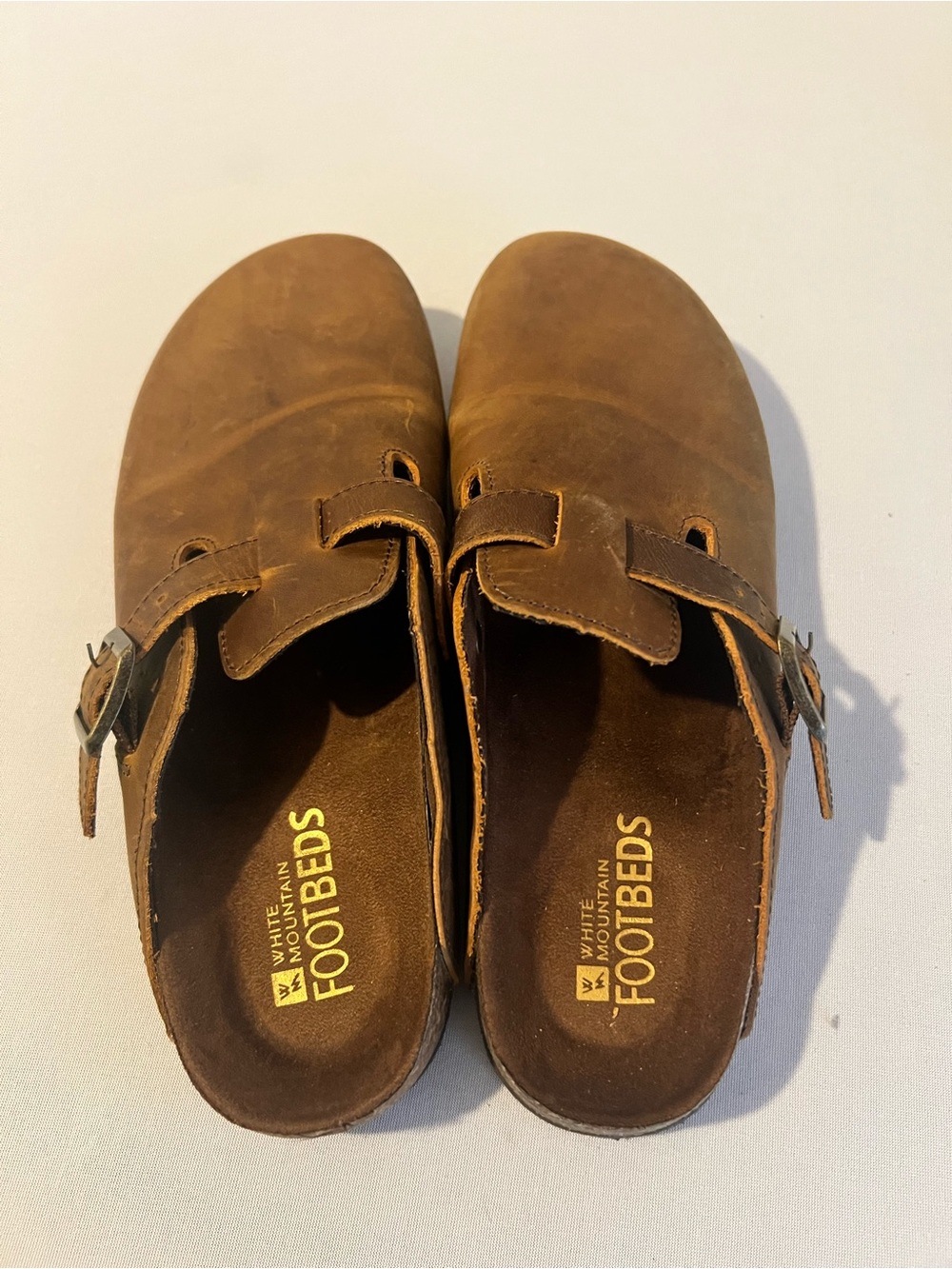 White Mountain Brown Suede Boston Clog | Women’s 9 - Picture 2 of 6